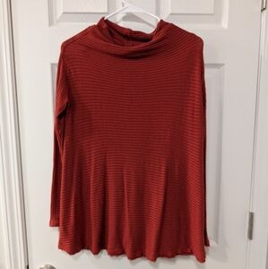 We The‎ Free, Women's XS, Lover, Burnt Orange, Split Back Thermal Sweater